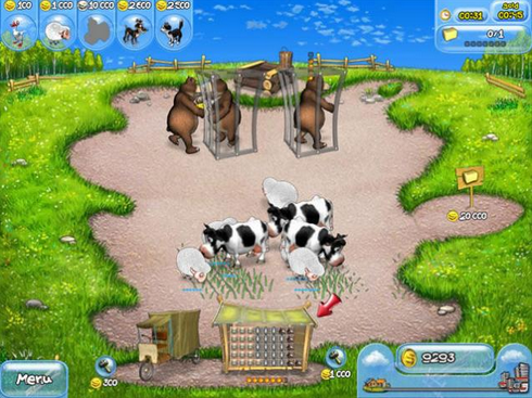صورة من لعبة فارم فرنزي الجزء الاول على الكمبيوتر